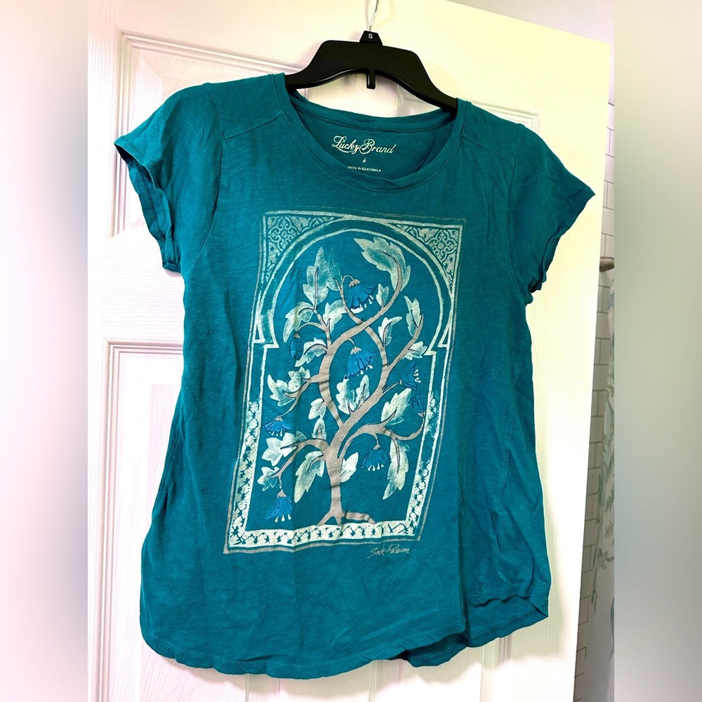 Lucky brand turquoise top